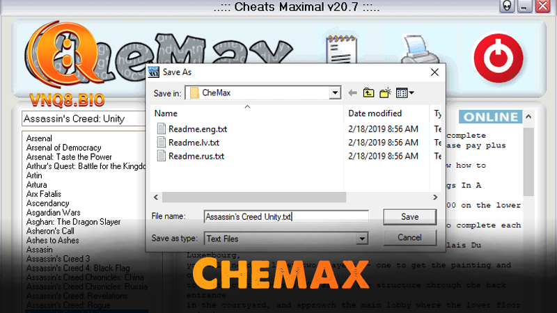 CheMax - Tool Hack Baccarat
